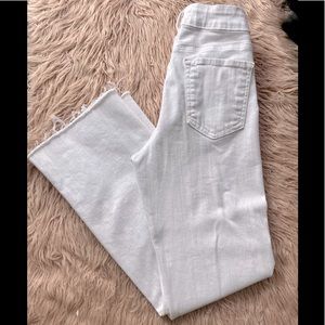 Boutique white flare jeans